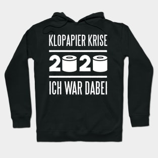 Klopapier Krise 2020 Corona Hoodie